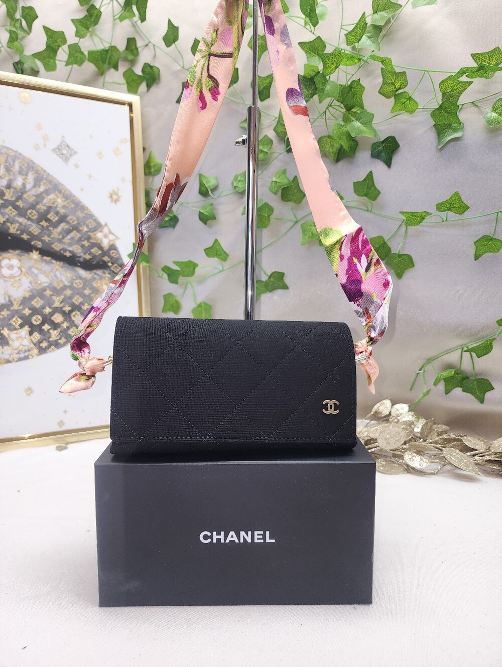 Authentic Chanel Upcycled Sunglass Case With Box